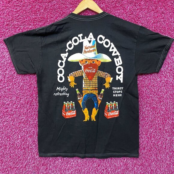Coca- Cola Drink Promo Vintage-Style T-Shirt size large - Picture 1 of 4